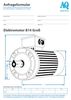 Elektromotor Anfrageskizze (im Bild) B3 AQ Pluss