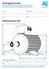 Elektromotor Anfrageskizze (im Bild) B3 AQ Pluss