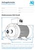 Elektromotor Anfrageskizze (im Bild) B3 AQ Pluss