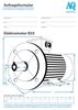 Elektromotor Anfrageskizze (im Bild) B3 AQ Pluss